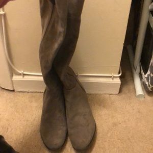 Merona Gray Suede Boots